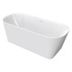 AZARIO Ванна акриловая Crisp 1500x750x600 отдельностоящая, в комплекте с сифоном и металлической рамой (AZ-8692-1.5) AZ-8692-1.5