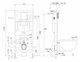 ABBER Инсталляция AC0108 для подвесного унитаза пневматическая AC0108