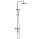 ABBER Душевая стойка Weiss Insel AF8016N с изливом, хром AF8016N