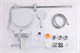 ABBER Душевая стойка Weiss Insel AF8016N с изливом, хром AF8016N