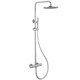 ABBER Душевая стойка Wasser Kreis AF8160L с термостатом без излива, хром AF8160L