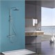 ABBER Душевая стойка Wasser Kreis AF8160L с термостатом без излива, хром AF8160L
