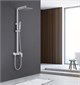 ABBER Душевая стойка Daheim AF8220WL без излива, белая матовая AF8220WL