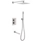 ABBER Душевая система Daheim AF8250SP скрытого монтажа с изливом, термостат, сатин AF8250SP