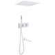 ABBER Душевая система Daheim AF8254W скрытого монтажа с изливом, термостат, белая матовая AF8254W