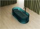 ABBER Прозрачная ванна Kristall AT9708Aquamarin бирюзовая AT9708Aquamarin