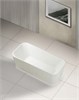 ABBER Ванна из искусственного камня Stein AS9663 белая матовая AS9663