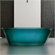 ABBER Прозрачная ванна Kristall AT9707Aquamarin бирюзовая AT9707Aquamarin
