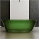 ABBER Прозрачная ванна Kristall AT9707Emerald зеленая AT9707Emerald