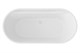ABBER Акриловая ванна AB9444MW белая матовая AB9444MW