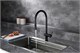 AQUAme AQM9901MB  Cucina Смеситель для кухни с выдвижным U-образным изливом,черный матовый AQM9901MB