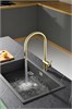 AQUAme AQM9901BG  Cucina  Смеситель для кухни с выдвижным U-образным изливом, золото шлифованное AQM9901BG