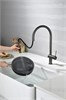 AQUAme AQM9901GM  Cucina  Смеситель для кухни с выдвижным U-образным изливом, металл AQM9901GM
