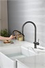 AQUAme AQM9901GM  Cucina  Смеситель для кухни с выдвижным U-образным изливом, металл AQM9901GM