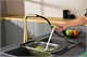 AQUAme AQM9902BG  Cucina  Смеситель для кухни с выдвижным L-образным изливом,  золото шлифованное AQM9902BG