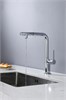AQUAme AQM9903CR  Cucina Смеситель для кухни  с выдвижным L-образным изливом, с подключением к фильтру с питьевой водой, хром AQM9903CR