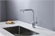 AQUAme AQM9903CR  Cucina Смеситель для кухни  с выдвижным L-образным изливом, с подключением к фильтру с питьевой водой, хром AQM9903CR
