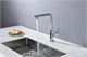 AQUAme AQM9903CR  Cucina Смеситель для кухни  с выдвижным L-образным изливом, с подключением к фильтру с питьевой водой, хром AQM9903CR