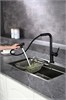 AQUAme AQM9903MB  Cucina Смеситель для кухни  с выдвижным L-образным изливом, с подключением к фильтру с питьевой водой, черный матовый AQM9903MB