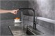 AQUAme AQM9903MB  Cucina Смеситель для кухни  с выдвижным L-образным изливом, с подключением к фильтру с питьевой водой, черный матовый AQM9903MB