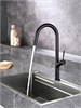 AQUAme AQM9905MB  Cucina  Смеситель для кухни с выдвижным U-образным изливом,  с подключением к фильтру с питьевой водой,  черный матовый AQM9905MB