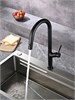 AQUAme AQM9905MB  Cucina  Смеситель для кухни с выдвижным U-образным изливом,  с подключением к фильтру с питьевой водой,  черный матовый AQM9905MB