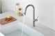 AQUAme AQM9905BN   Cucina  Смеситель для кухни с выдвижным U-образным изливом,  с подключением к фильтру с питьевой водой, никель шлифованный AQM9905BN