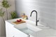 AQUAme AQM9905GM   Cucina  Смеситель для кухни с выдвижным U-образным изливом,  с подключением к фильтру с питьевой водой,  металл AQM9905GM