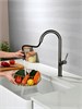 AQUAme AQM9905GM   Cucina  Смеситель для кухни с выдвижным U-образным изливом,  с подключением к фильтру с питьевой водой,  металл AQM9905GM