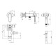 AQUAme AQM6917BG Novara Готовый комплект гиг. душа (скрытый монтаж, латунная лейка), цвет золото шлифованно AQM6917BG