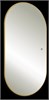 AQUAme AQM9108G 550x1050 Зеркало с подсветкой  и подогревом, универсальный монтаж AQM9108G