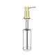 AQUAme AQM9992BG Cucina  Дозатор для жидкого мыла, встроенный (латунь), золото шлифованное AQM9992BG