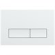 VECONI Кнопка смыва FLUSH V1, FLV1-W, 240х162х9, пластик, белый глянец FLV1-W