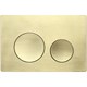 VECONI Кнопка смыва FLUSH V2, FLV2-G, 240х162х10, пластик, золото брашинг FLV2-G