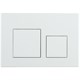 VECONI Кнопка смыва FLUSH V4, FLV4-W, 240х162х10, пластик, белый глянец FLV4-W