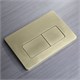 VECONI Кнопка смыва FLUSH V5, FLV5-G, 240х162х9, пластик, золото брашинг FLV5-G