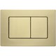 VECONI Кнопка смыва FLUSH V8, FLV8-G, 240х162х7, пластик, золото брашинг FLV8-G