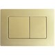 VECONI Кнопка смыва FLUSH V9, FLV9-G, 237х159х6, нержавеющая сталь, золото брашинг FLV9-G
