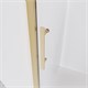 VECONI Душевая дверь Evo 100 G, 1100x1950, золото брашинг, стекло прозрачное E1-G-110-01-C9