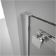 VECONI Душевая дверь раздвижная Vianno VN-75, 1400x2000, хром, стекло прозрачное VN75-140-01-C4