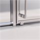 VECONI Душевая дверь раздвижная Premium Prato 300 CH-R, 1100х2000, хром, стекло прозрачное PR3/R-110-01-CH-C4
