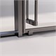 VECONI Душевая дверь раздвижная Premium Prato 300 GR-L, 1100х2000, графит брашированный, стекло прозрачное PR3/L-110-01-GR-C4