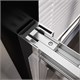 VECONI Душевая дверь Premium Trento PTD-30CH, 1300х2000, хром, стекло прозрачное PTD30-CH-130-01-C4