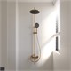 VECONI Душевая стойка TURI, золото брашинг TU-100-G-C4