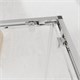 VECONI Душевой угол квадратный, двери раздвижные  Evo 300 CH, 1000х1000x1950, хром, прозрачное стекло E3-CH-100100-01-C9