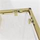 VECONI Душевой угол квадратный, двери раздвижные  Evo 300 G, 900х900x1950, золото брашинг, прозрачное стекло E3-G-9090-01-C9
