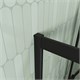 VECONI Душевой угол прямоугольный, двери раздвижные Rovigo RV-14, 1200x900x1950, черный, стекло прозрачное RV14-12090-01-C5