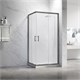 VECONI Душевой угол прямоугольный, двери раздвижные Rovigo RV-27GM, 1200x800x1900, оружейная сталь, прозрачное стекло RV27GM-12080-01-C8
