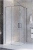CEZARES Plane Душевой уголок квадратный двери раздвижные размер 100x100 см, профиль - хром / стекло - прозрачное PLANE-A-2-100-C-CR