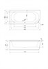 CEZARES Metauro Акриловая ванна угловая левая размер 180x80 см, белый METAURO CORNER-180-80-40-L-W37